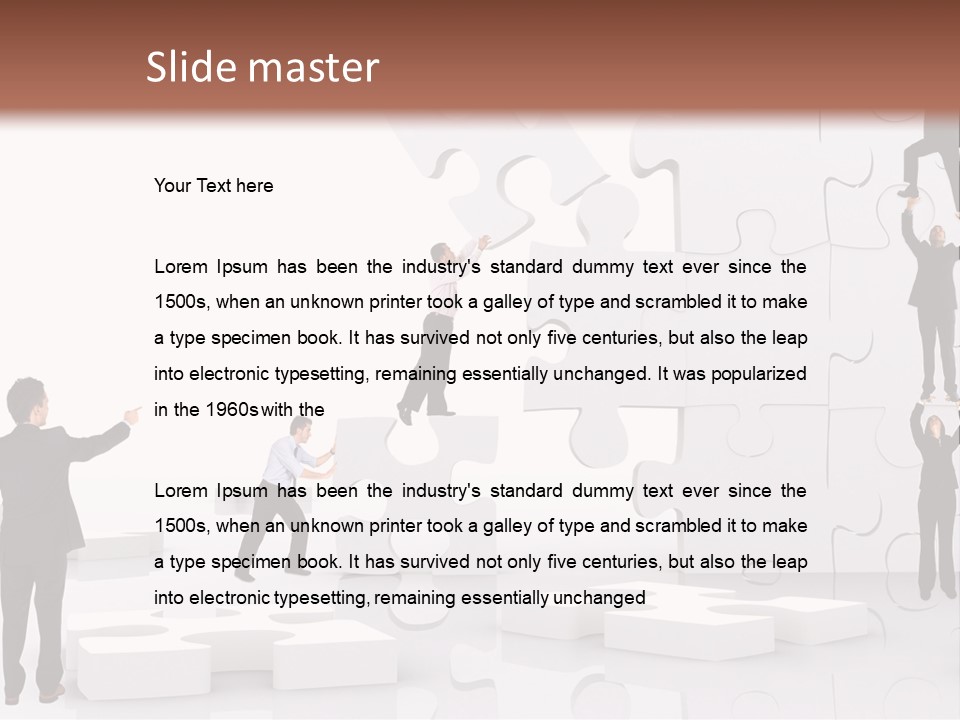 Implementation Jigsaw Playing PowerPoint Template