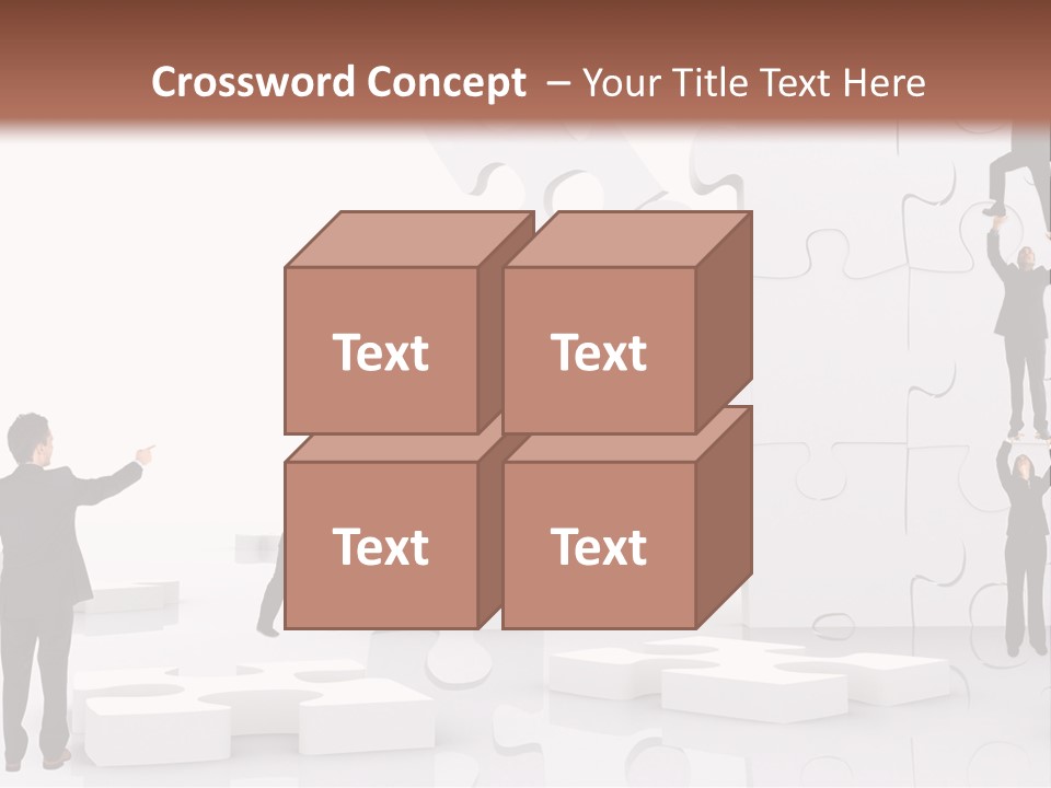 Implementation Jigsaw Playing PowerPoint Template
