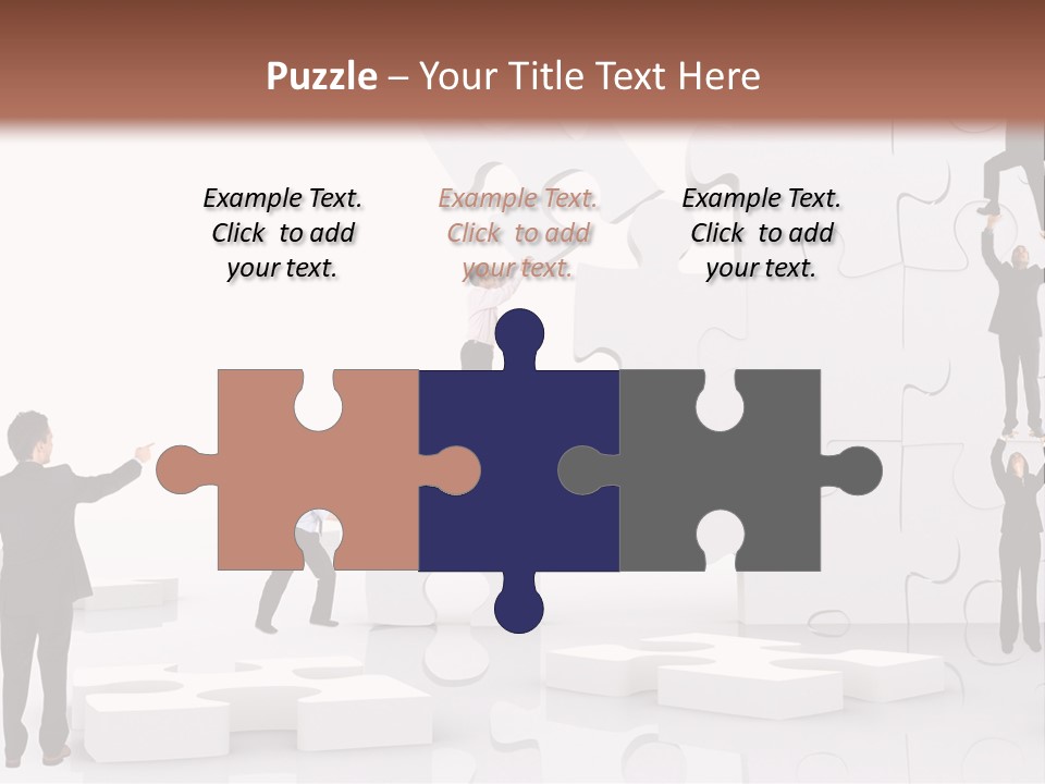 Implementation Jigsaw Playing PowerPoint Template
