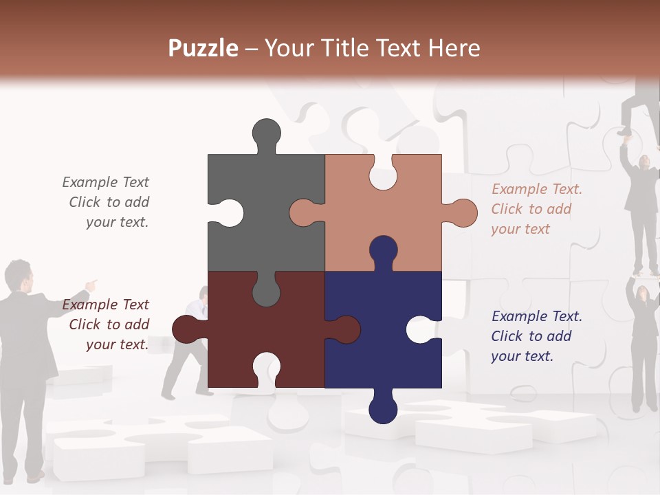 Implementation Jigsaw Playing PowerPoint Template