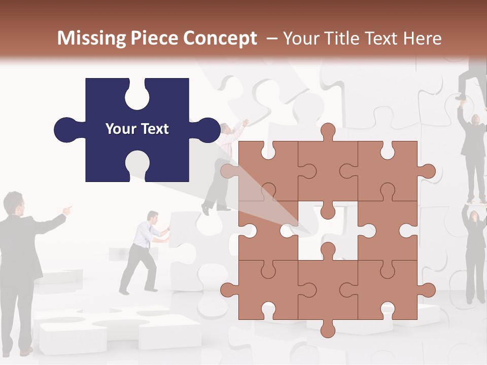 Implementation Jigsaw Playing PowerPoint Template
