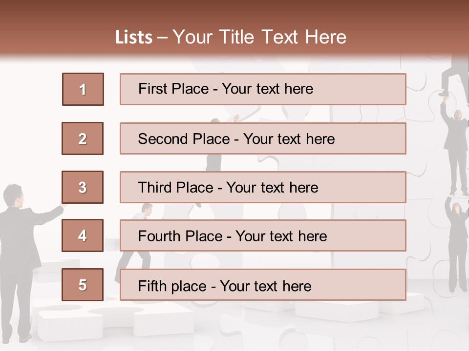 Implementation Jigsaw Playing PowerPoint Template