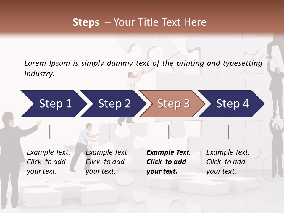 Implementation Jigsaw Playing PowerPoint Template