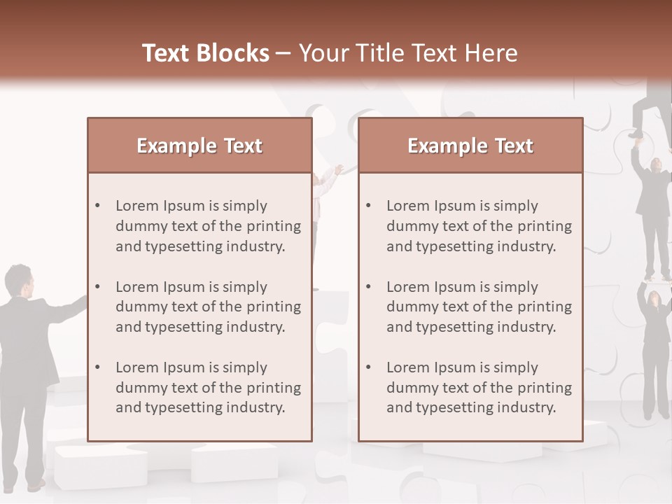 Implementation Jigsaw Playing PowerPoint Template
