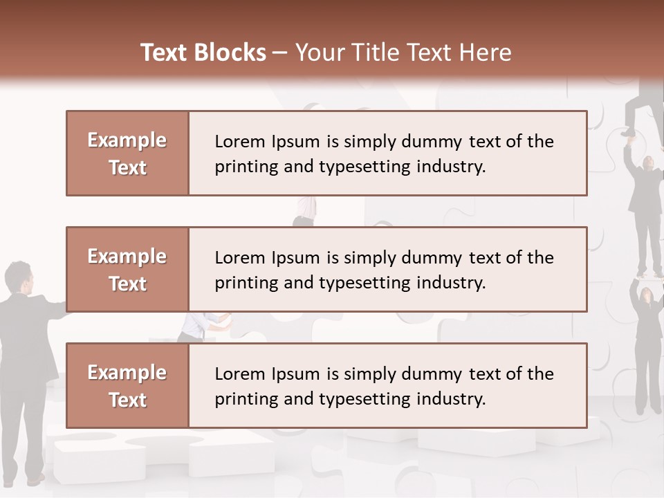 Implementation Jigsaw Playing PowerPoint Template