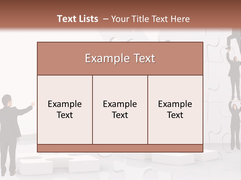 Implementation Jigsaw Playing PowerPoint Template
