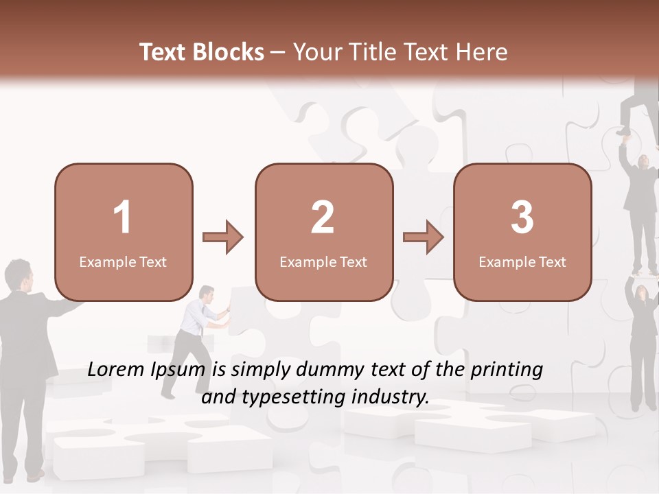 Implementation Jigsaw Playing PowerPoint Template