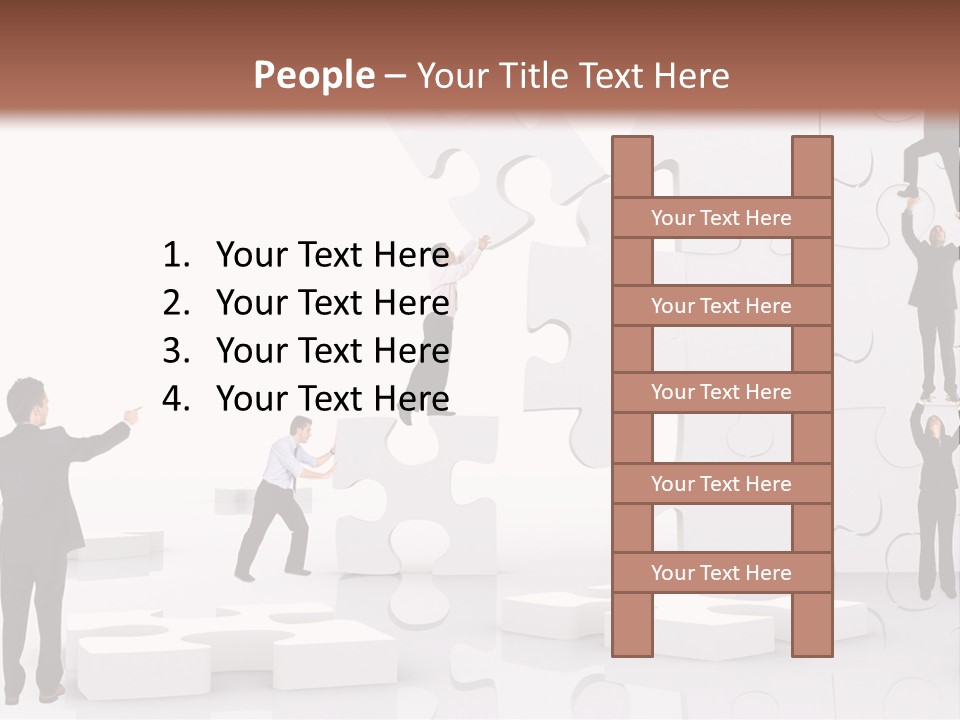 Implementation Jigsaw Playing PowerPoint Template