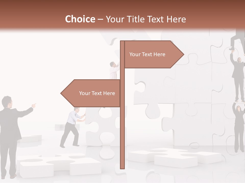 Implementation Jigsaw Playing PowerPoint Template