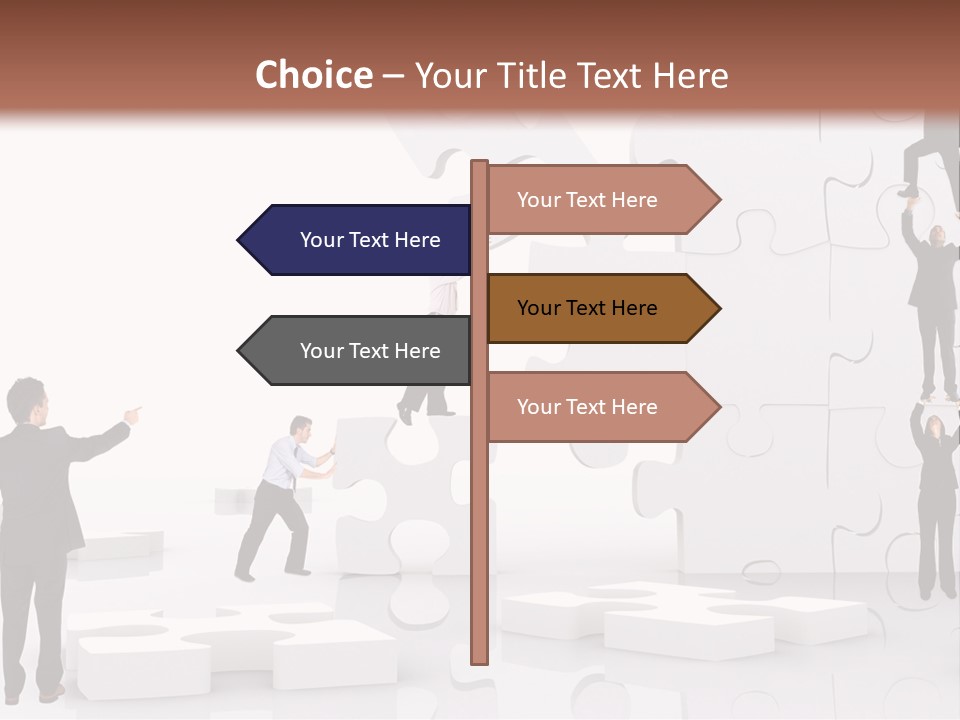 Implementation Jigsaw Playing PowerPoint Template