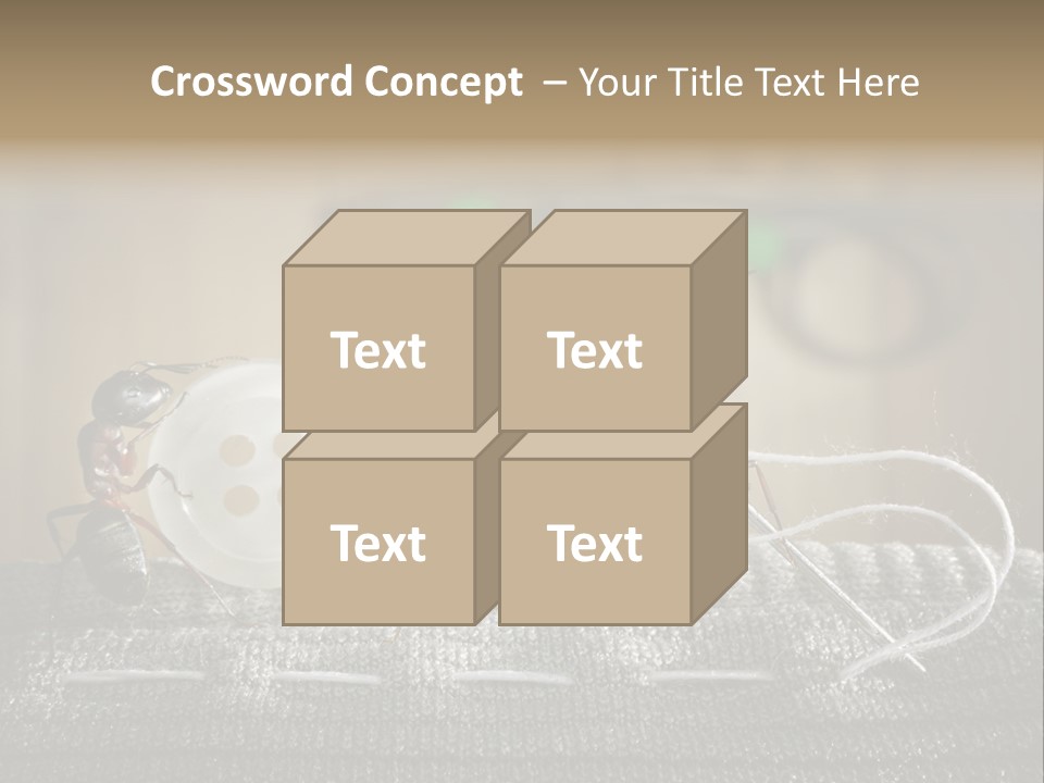 Funny Sew Team PowerPoint Template