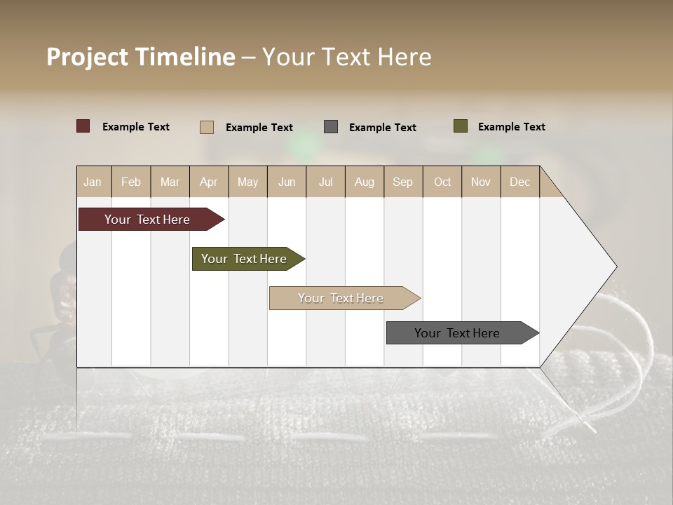 Funny Sew Team PowerPoint Template