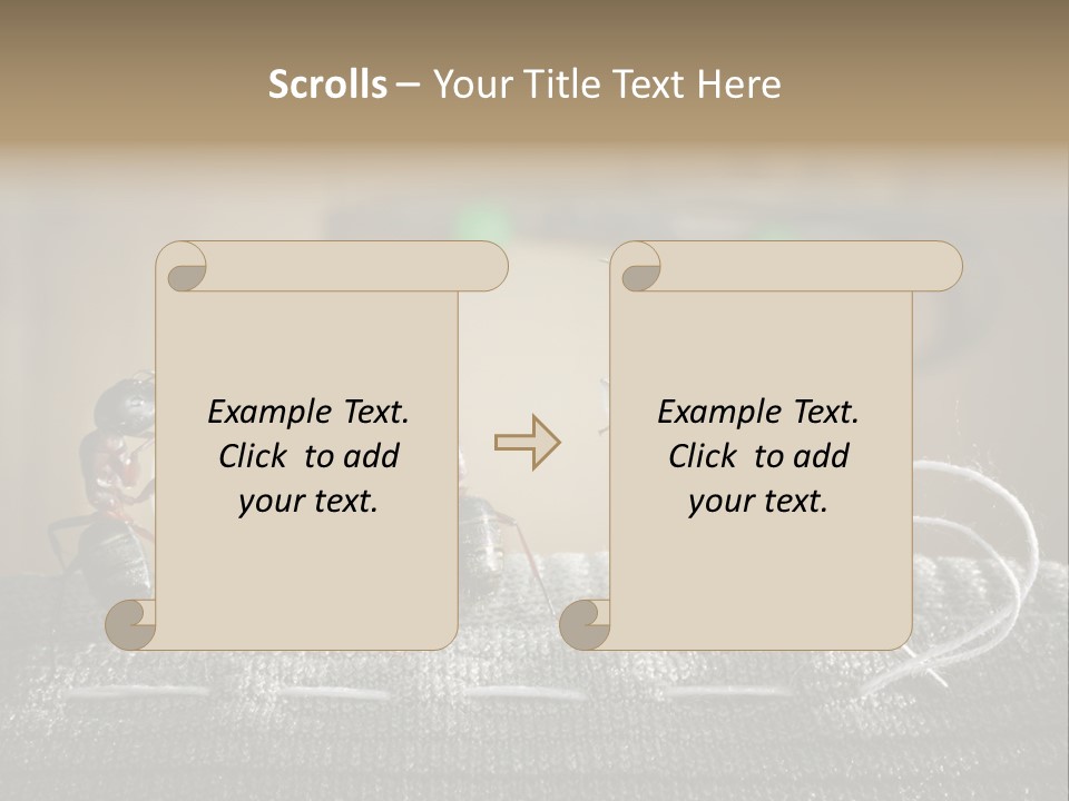 Funny Sew Team PowerPoint Template