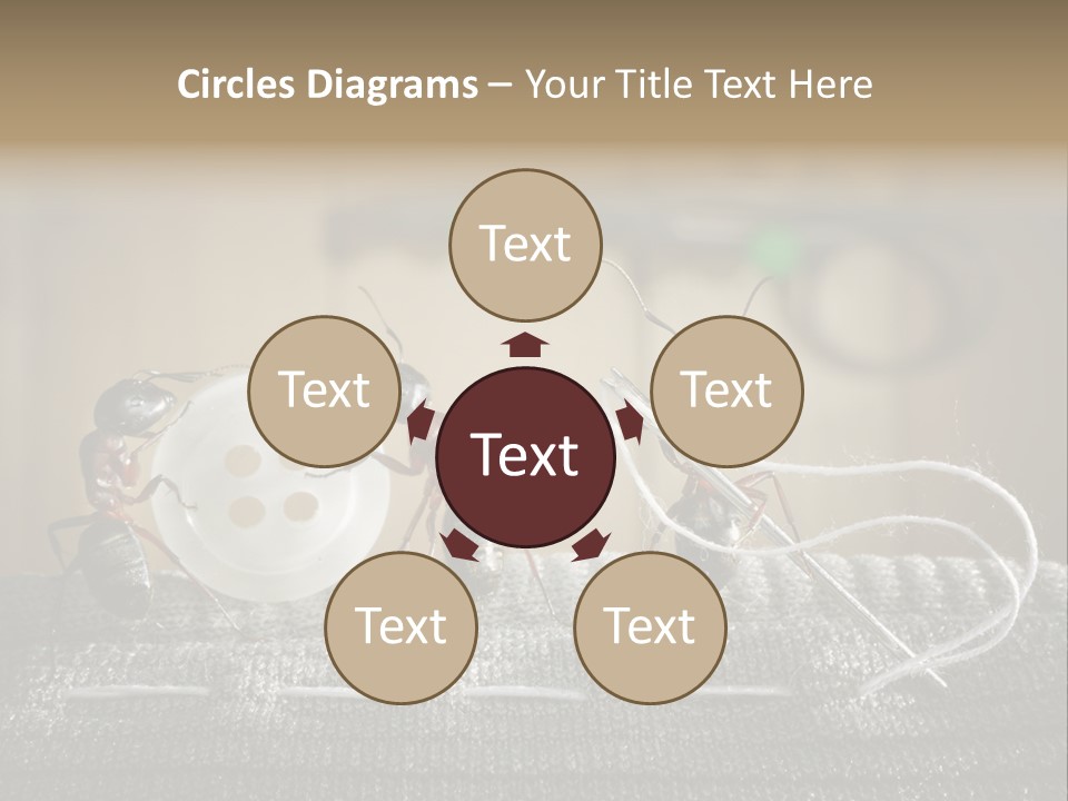 Funny Sew Team PowerPoint Template