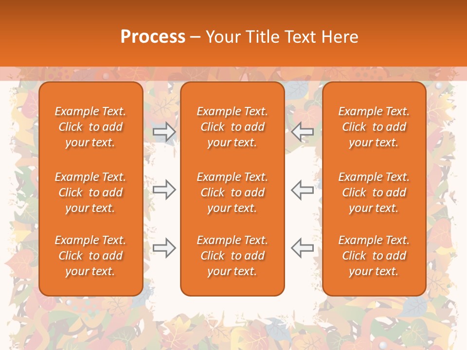 Grunge Drop Foliage PowerPoint Template