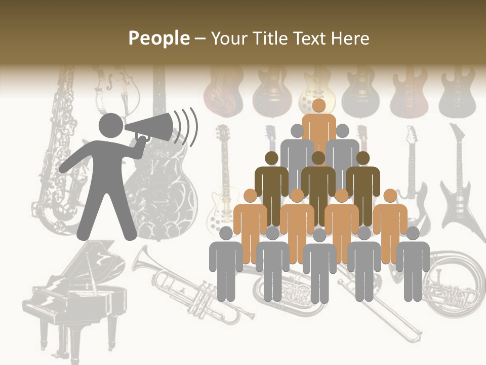 Group Background Market PowerPoint Template