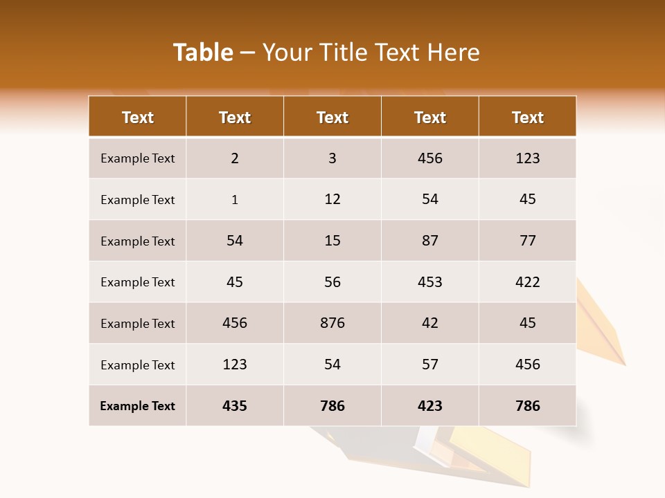 A House With A Gold Arrow Coming Out Of It PowerPoint Template