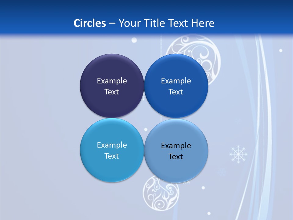 Cold White Christmas PowerPoint Template