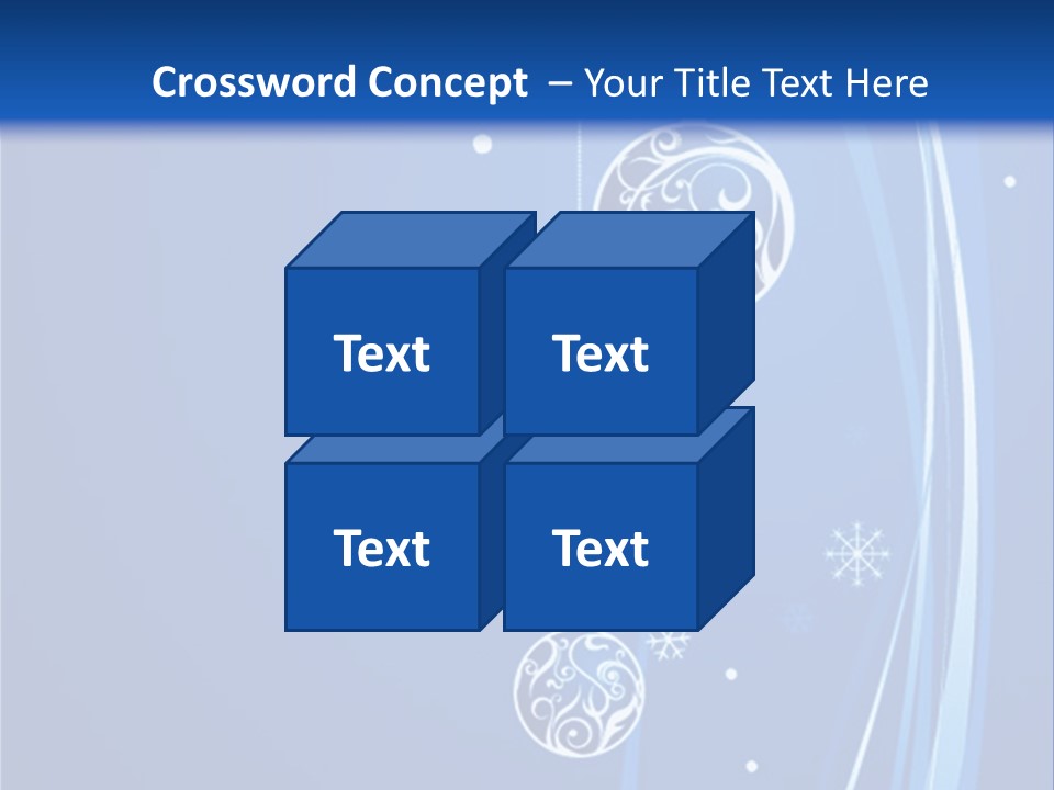 Cold White Christmas PowerPoint Template