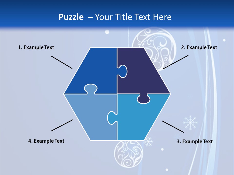 Cold White Christmas PowerPoint Template