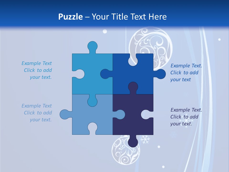 Cold White Christmas PowerPoint Template