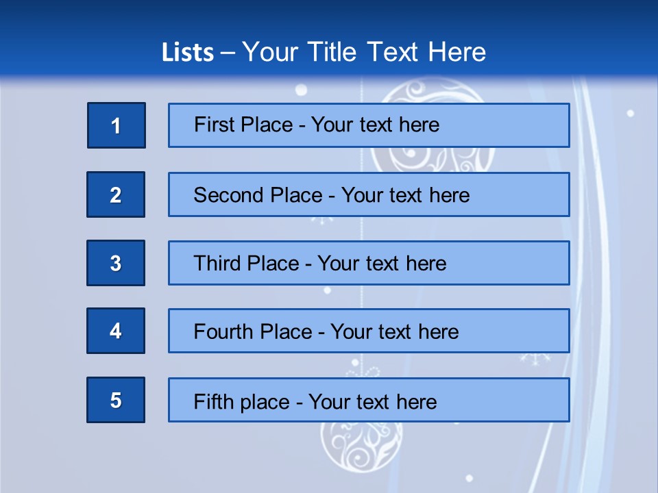 Cold White Christmas PowerPoint Template