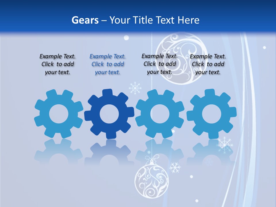 Cold White Christmas PowerPoint Template
