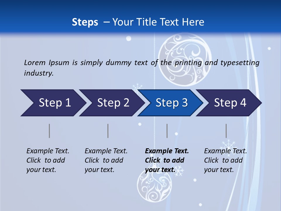 Cold White Christmas PowerPoint Template