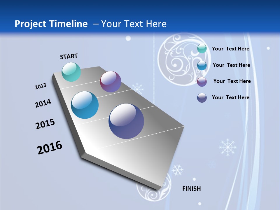 Cold White Christmas PowerPoint Template