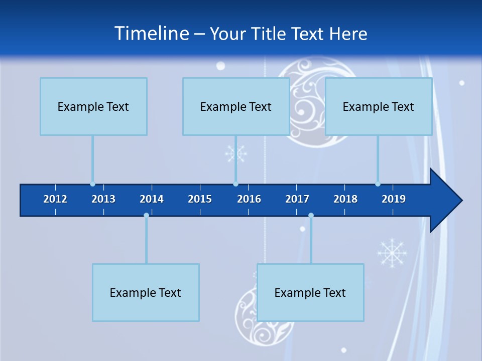 Cold White Christmas PowerPoint Template