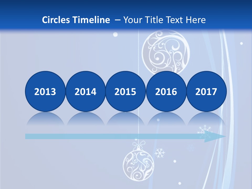 Cold White Christmas PowerPoint Template