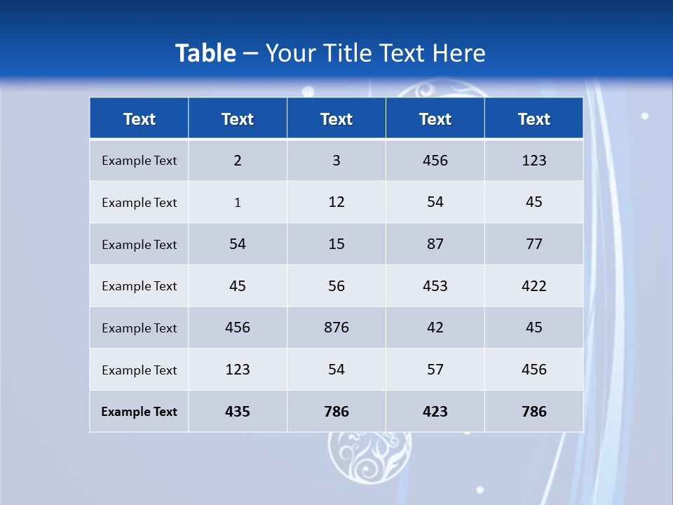 Cold White Christmas PowerPoint Template