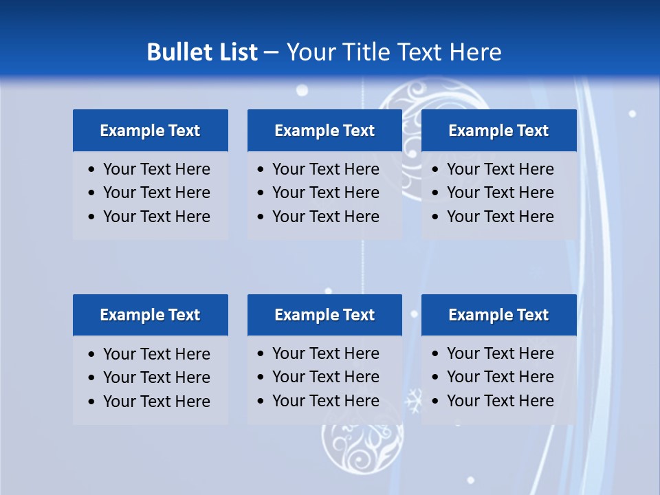 Cold White Christmas PowerPoint Template