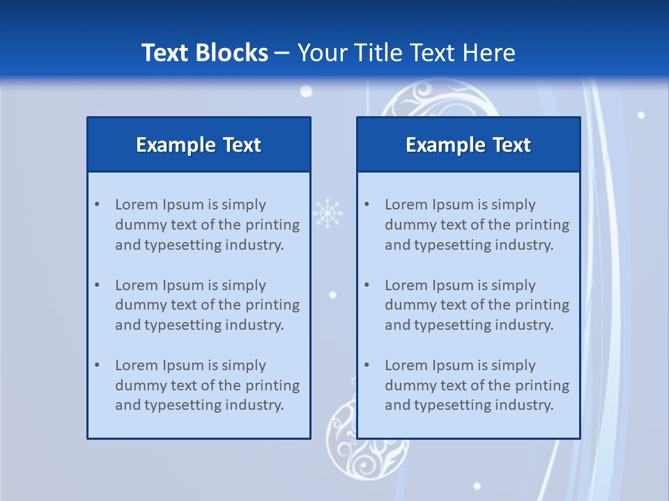 Cold White Christmas PowerPoint Template