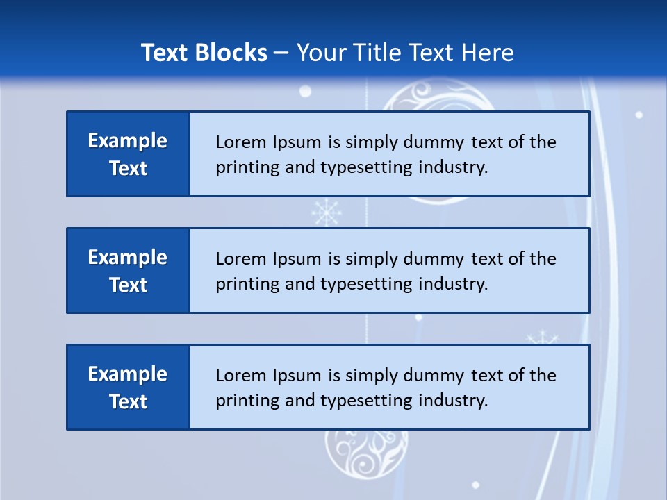 Cold White Christmas PowerPoint Template