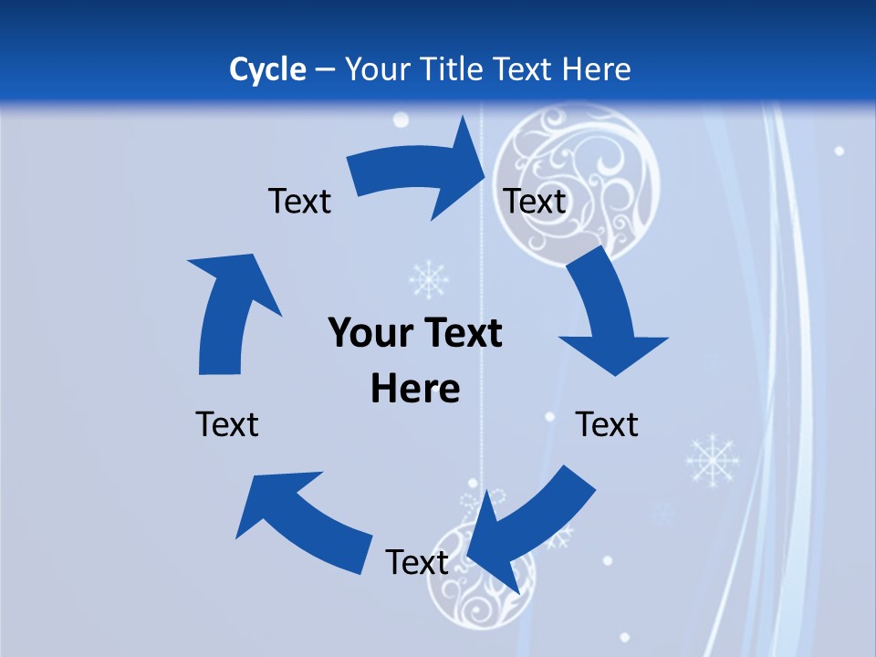 Cold White Christmas PowerPoint Template
