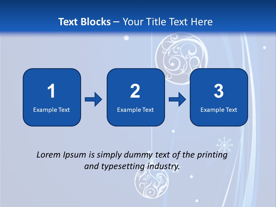 Cold White Christmas PowerPoint Template