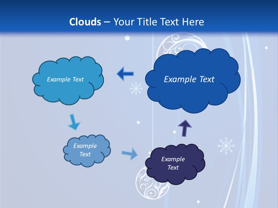 Cold White Christmas PowerPoint Template