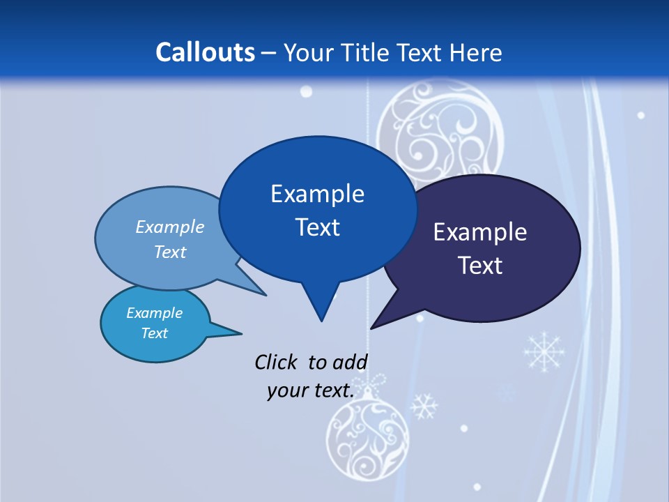 Cold White Christmas PowerPoint Template