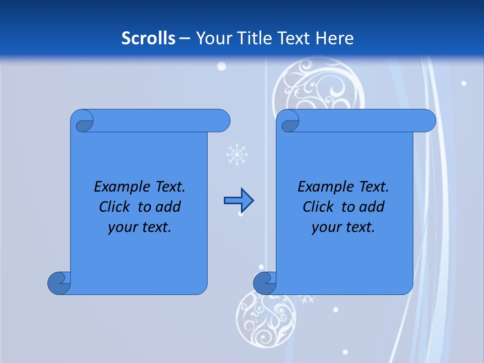 Cold White Christmas PowerPoint Template