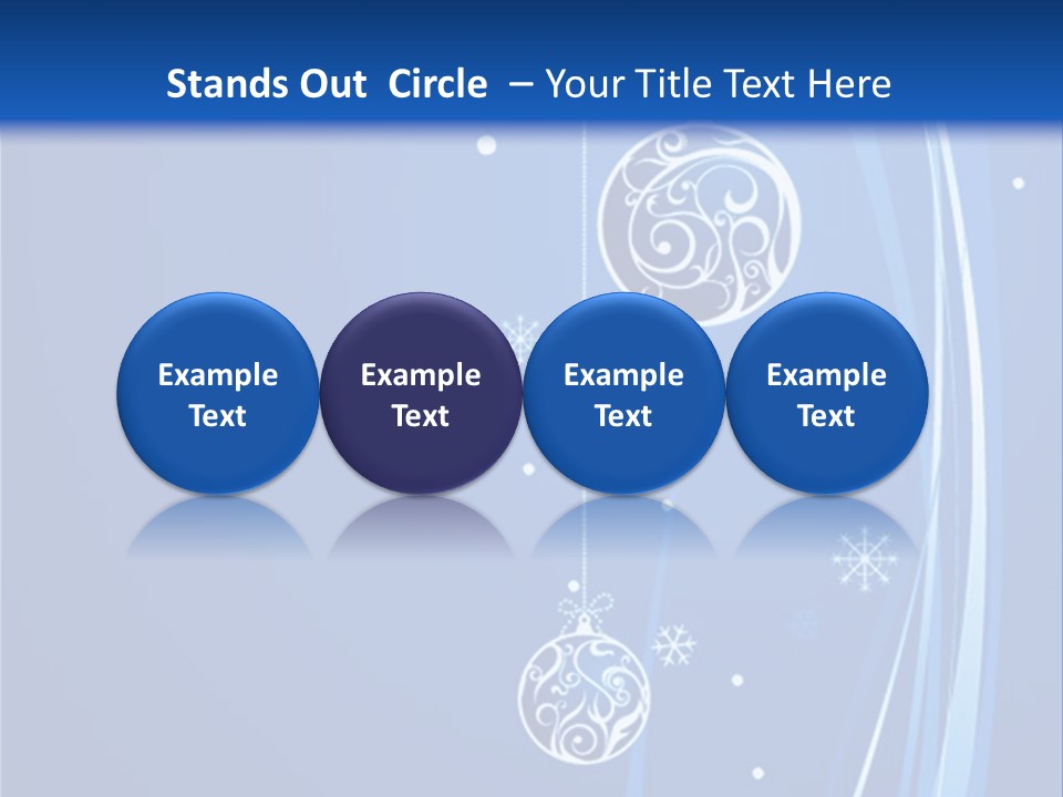 Cold White Christmas PowerPoint Template