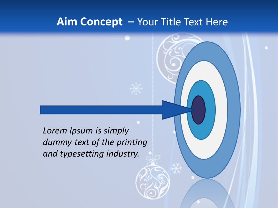 Cold White Christmas PowerPoint Template