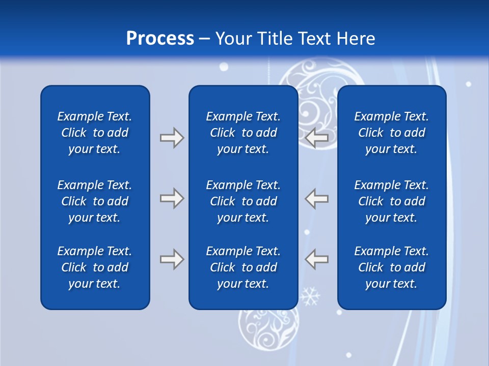 Cold White Christmas PowerPoint Template