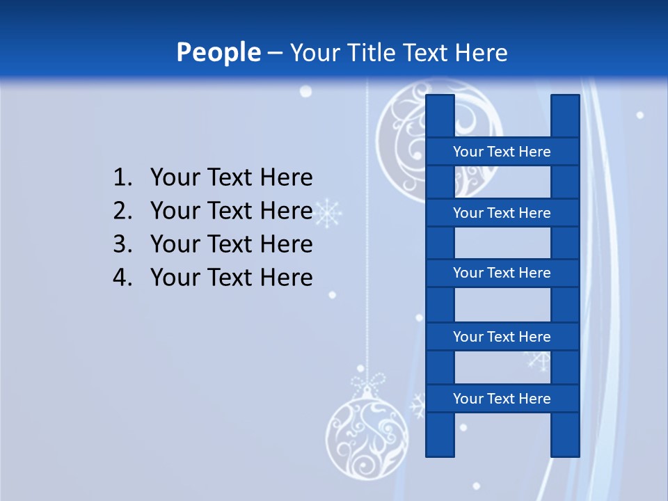 Cold White Christmas PowerPoint Template