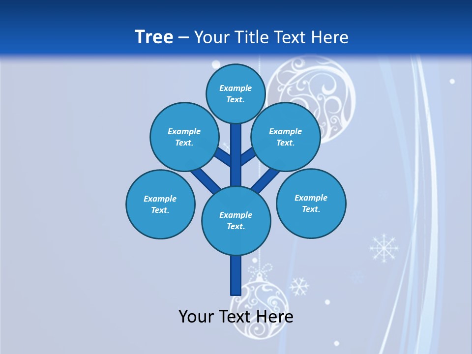 Cold White Christmas PowerPoint Template