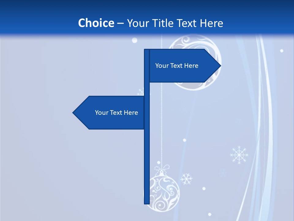 Cold White Christmas PowerPoint Template