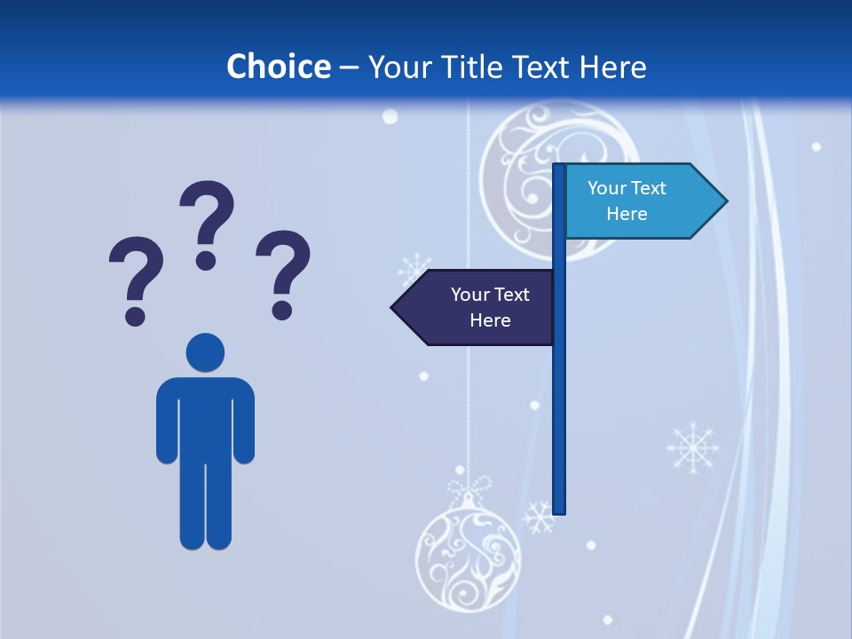 Cold White Christmas PowerPoint Template