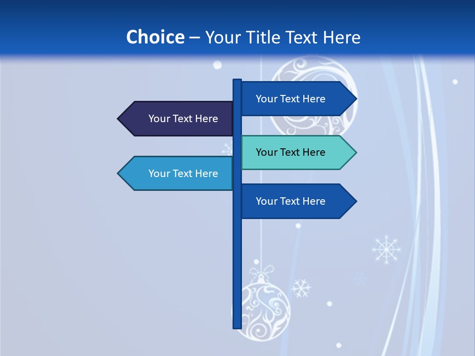 Cold White Christmas PowerPoint Template