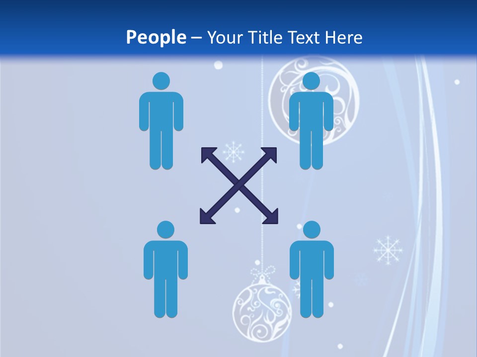 Cold White Christmas PowerPoint Template