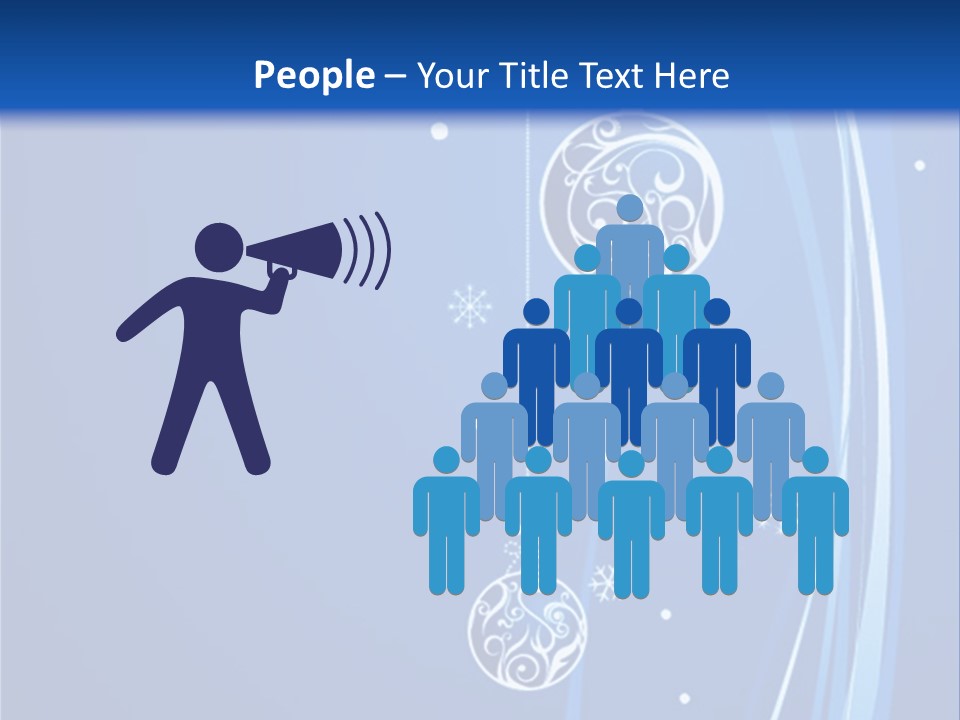 Cold White Christmas PowerPoint Template